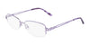 Marchon NYC TRES JOLIE 198 Eyeglasses / Lilac / Size 54