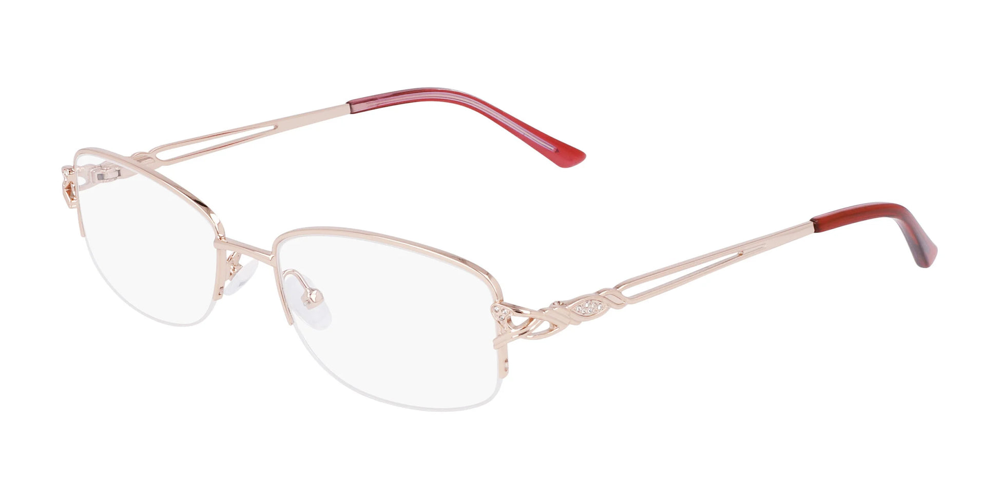 Marchon NYC TRES JOLIE 198 Eyeglasses Rose Gold