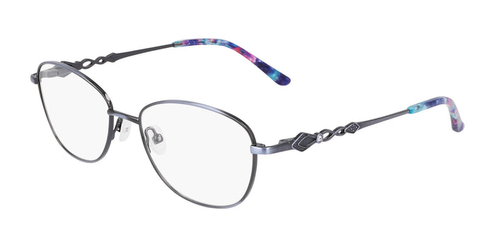 Marchon NYC TRES JOLIE 208 Eyeglasses / Blue / Size 50