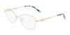 Marchon NYC TRES JOLIE 208 Eyeglasses / Gold / Size 50