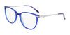 Marchon NYC TRES JOLIE 209 Eyeglasses | Size 55 / Blue Crystal