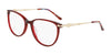 Marchon NYC TRES JOLIE 209 Eyeglasses | Size 55 / Ruby Crystal