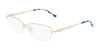 Marchon NYC TRES JOLIE 207 Eyeglasses / Gold / Size 52