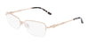 Marchon NYC TRES JOLIE 207 Eyeglasses / Rose Gold / Size 52