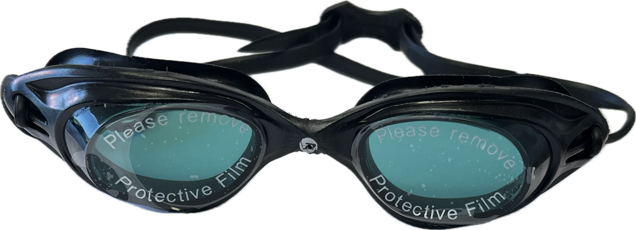 Experience the ultimate fit with Barracuda Ultimate Swimming Goggles, presenting a sleek black frame and wide-angle lenses. Ensure clear vision by removing the protective film on the lenses before use.