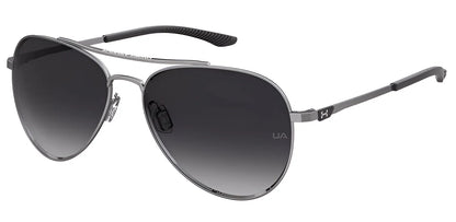 Under Armour 0007 Sunglasses Dkrutheniumen / Grey Shaded Polarized