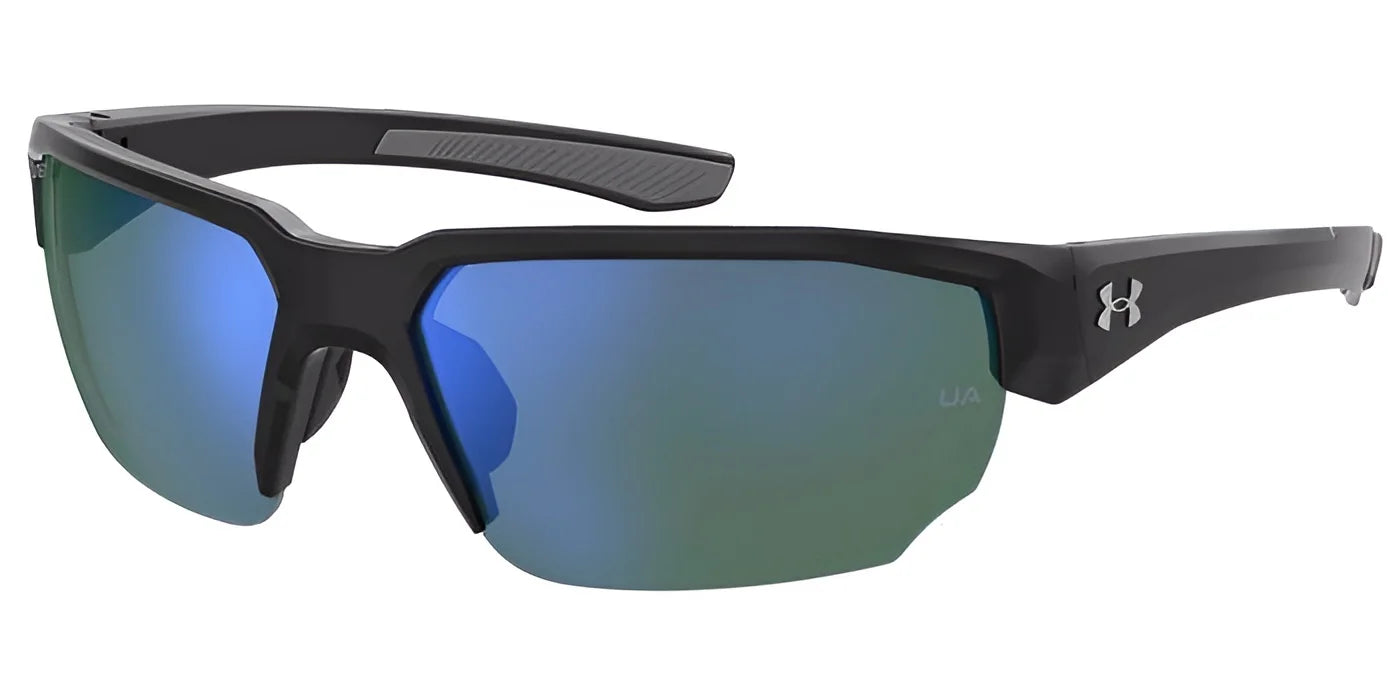 Under Armour 0012 Sunglasses Blackgrey / Green Multilayer Oleophobic