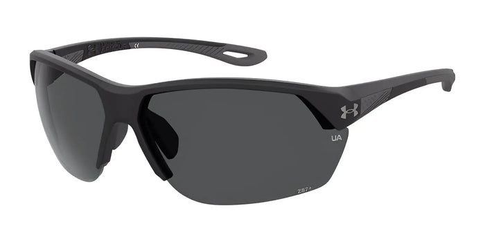 Under Armour COMPETE Sunglasses | Size 75 / Mttblack / Grey Oleophobic