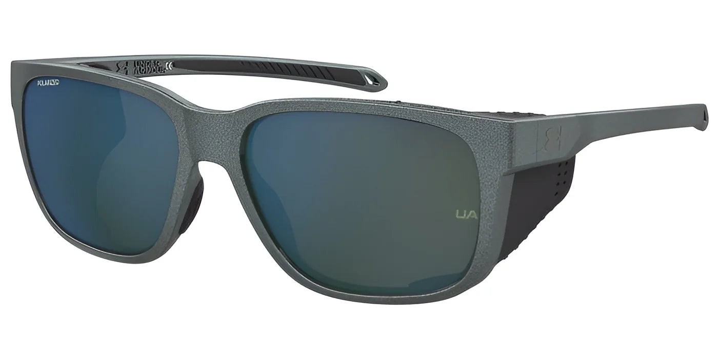 Under Armour GLACIAL Sunglasses Metalz Gry / Green Multilayer Polarized Oleophobic