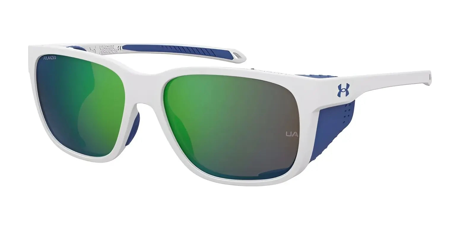 Under Armour GLACIAL Sunglasses Whiteblue / Green Multilayer Brown Polarized Oleopho