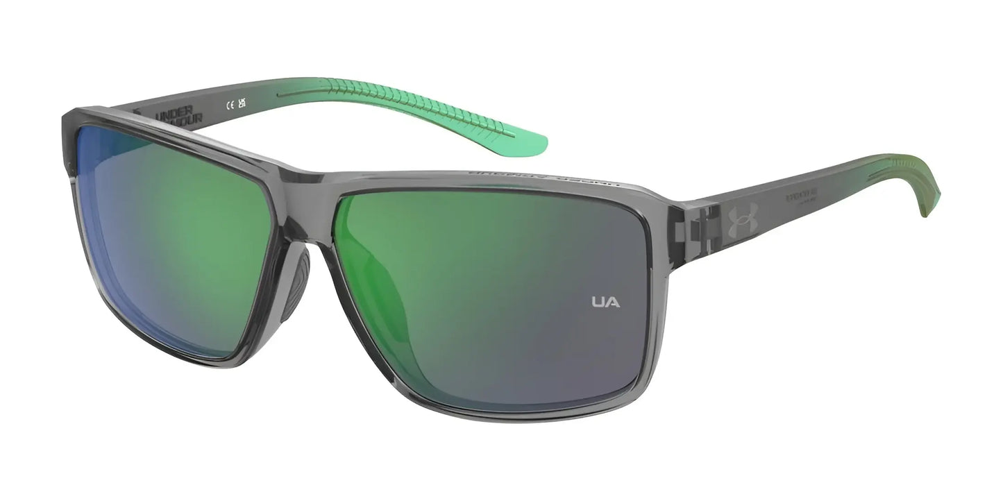 Under Armour KICKOFF F Sunglasses Grygreen / Green Multilayer