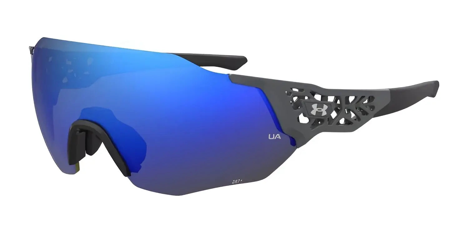 Under Armour NEXT LEVEL Sunglasses Grey Blackg / Blue Multilayer Oleophobic