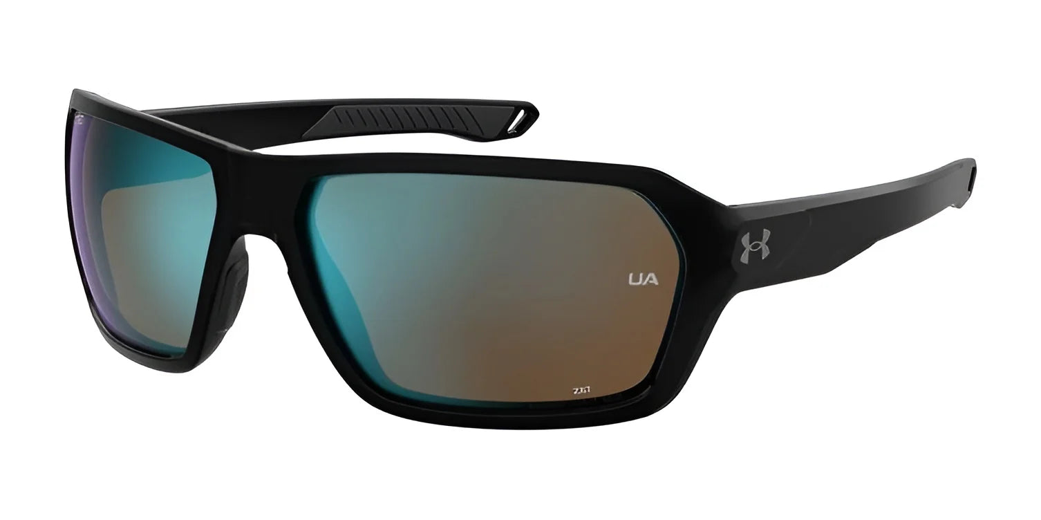 Under Armour RECON Sunglasses Black / Blue Multilayer Oleophobic