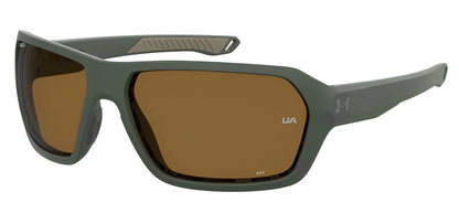 Under Armour RECON Sunglasses Mtgrn / Brown Polar High Contrast Oleophobic