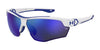 Under Armour YARD DUAL JR Sunglasses | Size 67 / Matte Whiteblue / Blue Multilayer Oleophobic