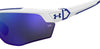 Under Armour YARD DUAL JR Sunglasses | Size 67 / Matte Whiteblue / Blue Multilayer Oleophobic