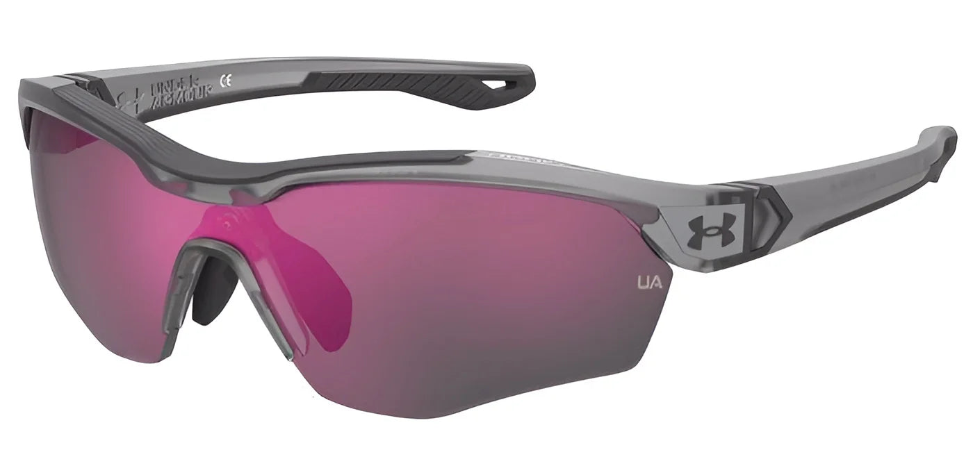 Under Armour YARD PRO JR Sunglasses Crygrey / Violet Blue Multilayer Oleophobic