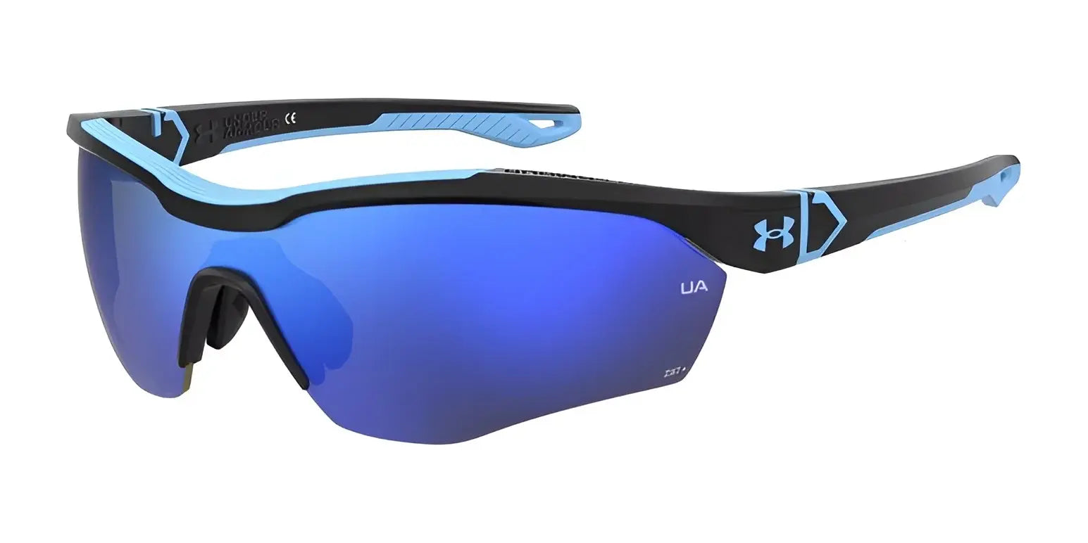 Under Armour YARD PRO Sunglasses Blackblueb / Blue Multilayer Oleophobic