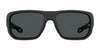 Under Armour ATTACK 2 Sunglasses | Size 63 / Black / Grey Blue Mirror Silver Polarized O