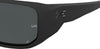 Under Armour ATTACK 2 Sunglasses | Size 63 / Black / Grey Blue Mirror Silver Polarized O