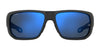 Under Armour ATTACK 2 Sunglasses | Size 63 / Black / Grey Blue Mirror Silver Polarized O