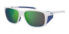Under Armour GLACIAL Sunglasses | Size 58 / Whte Blue / Green Multilayer Brown Polarized Oleopho