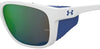Under Armour GLACIAL Sunglasses | Size 58 / Metalz Gry / Green Multilayer Polarized Oleophobic