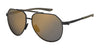 Under Armour HONCHO Sunglasses | Size 60 / Mt Blk Grn / Copper Mirror