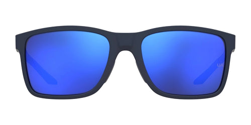 Under Armour HUSTLE XL Sunglasses / Size 59 / Blue / Blue Multilayer