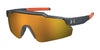 Under Armour LEVELUP JR Sunglasses / Mtblu Gry / Infrared / Size Regular