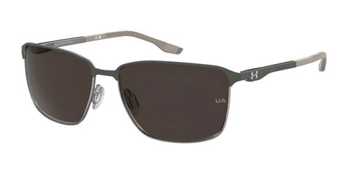 Under Armour RETAINED Sunglasses / Size 61 / Mtblkblue / Green Mirror