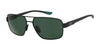 Under Armour TAKEOFF Sunglasses | Size 60 / Mt Blk Grn / Green Polarized
