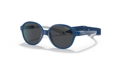 Vogue VJ2012 Sunglasses Blue On Rubber Cream / Dark Grey