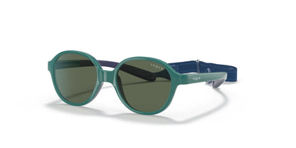 Vogue VJ2012 Sunglasses Green On Rubber Dark Blue / Dark Green