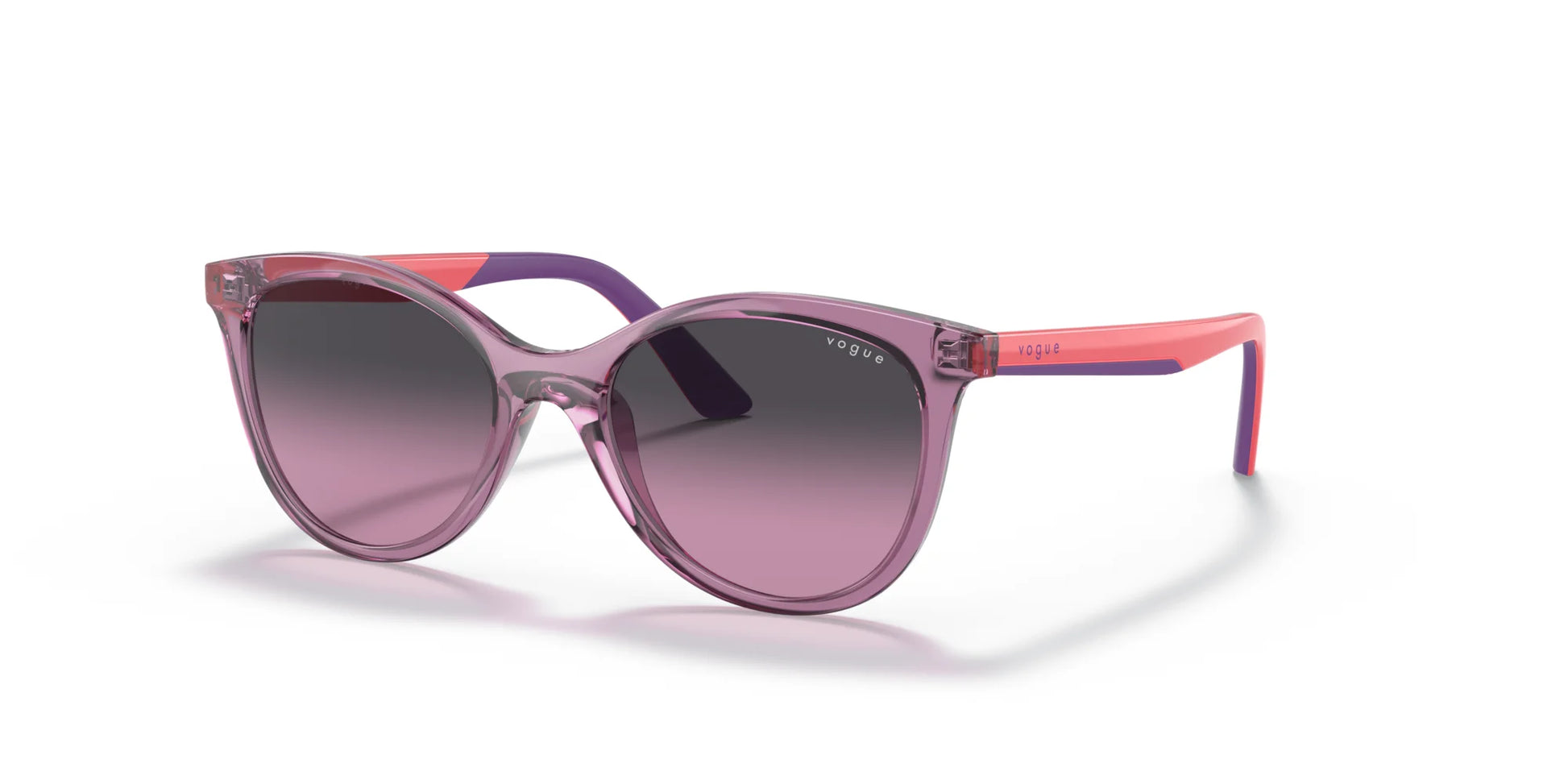 Vogue VJ2013 Sunglasses Transparent Cherry / Violet Dark Grey