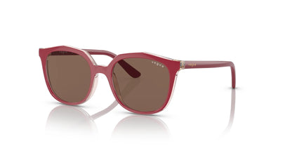 Vogue VJ2016 Sunglasses Transparent Pink / Top Fuchsia / Dark Brown