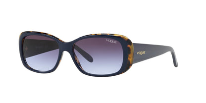Vogue VO2606S Sunglasses Top Blue / Tortoise / Violet Gradient Dark Grey
