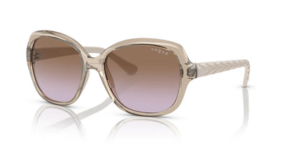 Vogue VO2871S Sunglasses Transparent Light Brown / Violet Gradient Brown