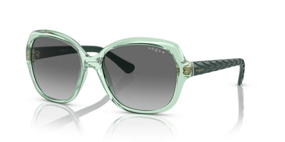 Vogue VO2871S Sunglasses Transparent Green / Gradient Grey