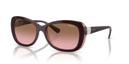 Vogue VO2943SB Sunglasses Top Brown / Opal Pink / Pink Gradient Brown