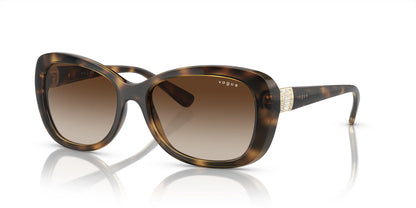 Vogue VO2943SB Sunglasses Dark Havana / Brown Gradient