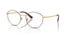 Vogue VO4025 Eyeglasses | Size 53 / Top Brown / Pale Gold
