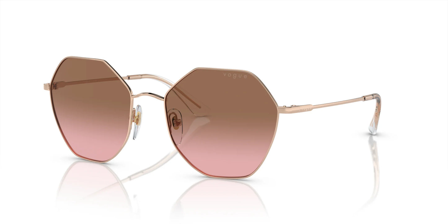 Vogue VO4180S Sunglasses Rose Gold / Pink Gradient Brown