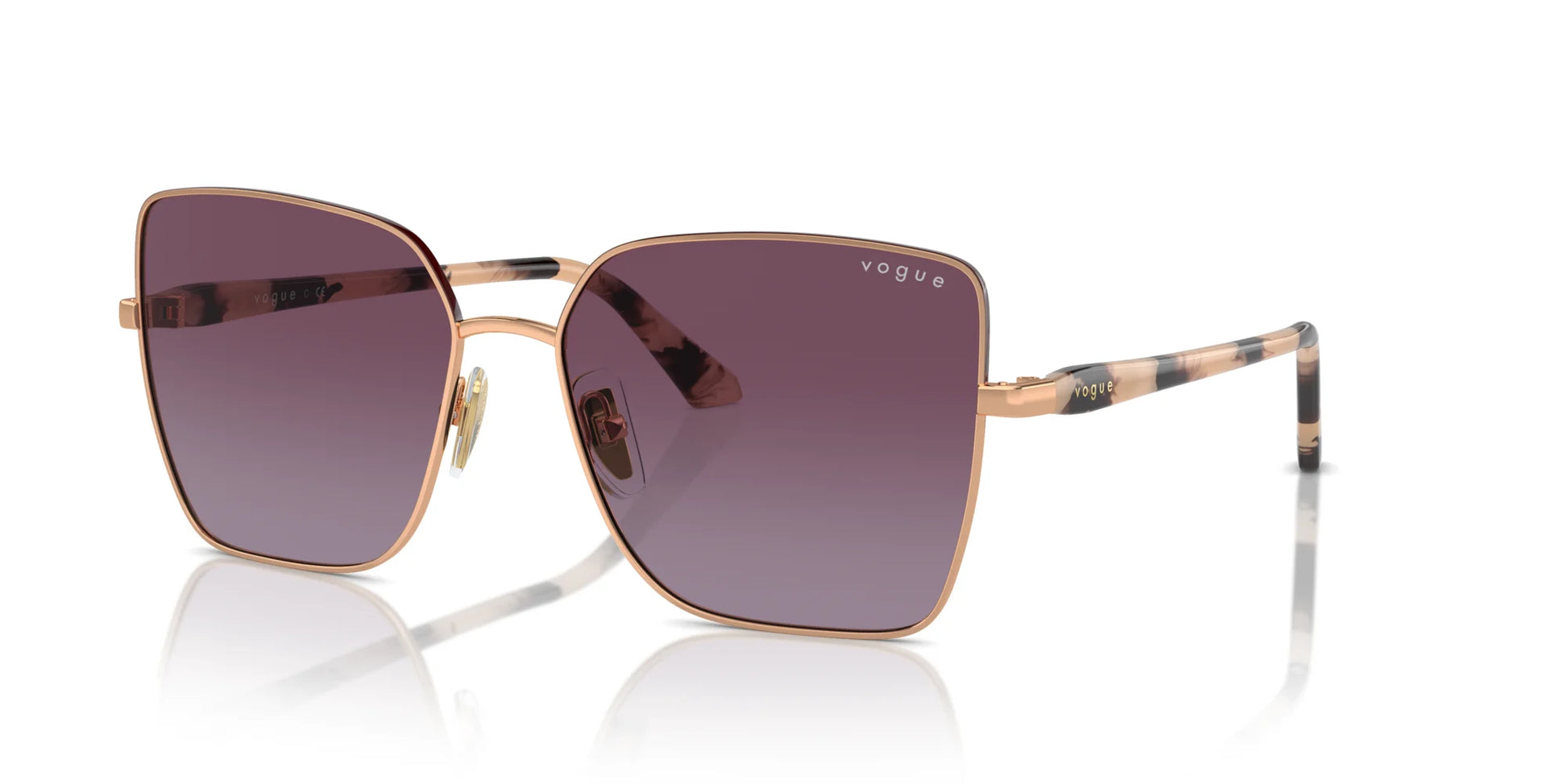 Vogue VO4199S Sunglasses Top Bordeaux / Rose Gold / Violet Gradient