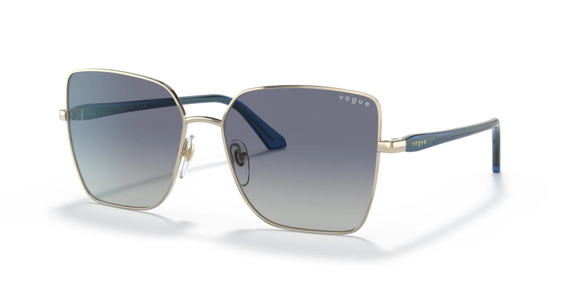 Vogue VO4199S Sunglasses Pale Gold / Grey Gradient Dark Blue
