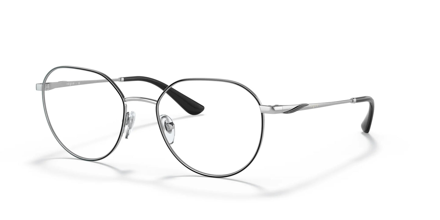 Vogue VO4209 Eyeglasses Top Black / Silver