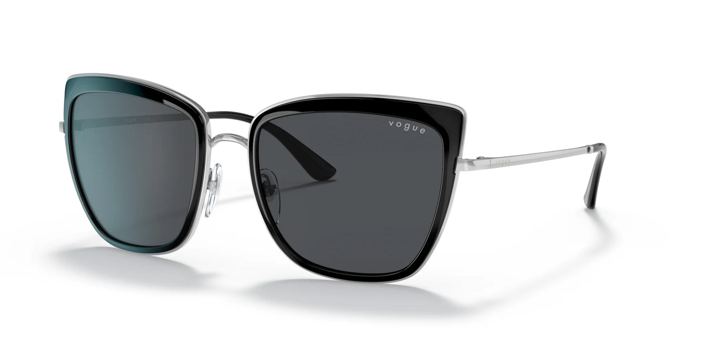 Vogue VO4223S Sunglasses Silver / Black / Dark Grey