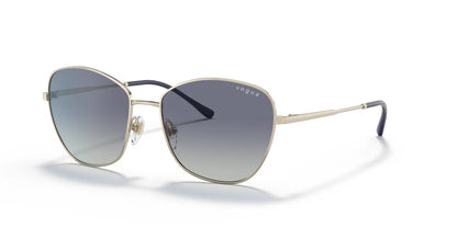 Vogue VO4232S Sunglasses Pale Gold / Grey Gradient Dark Blue