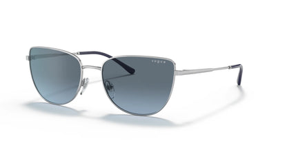 Vogue VO4233S Sunglasses Silver / Blue Gradient Grey