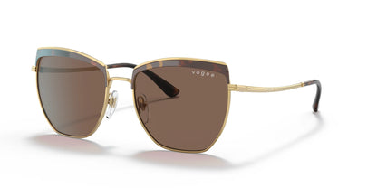 Vogue VO4234S Sunglasses Top Havana / Gold / Dark Brown